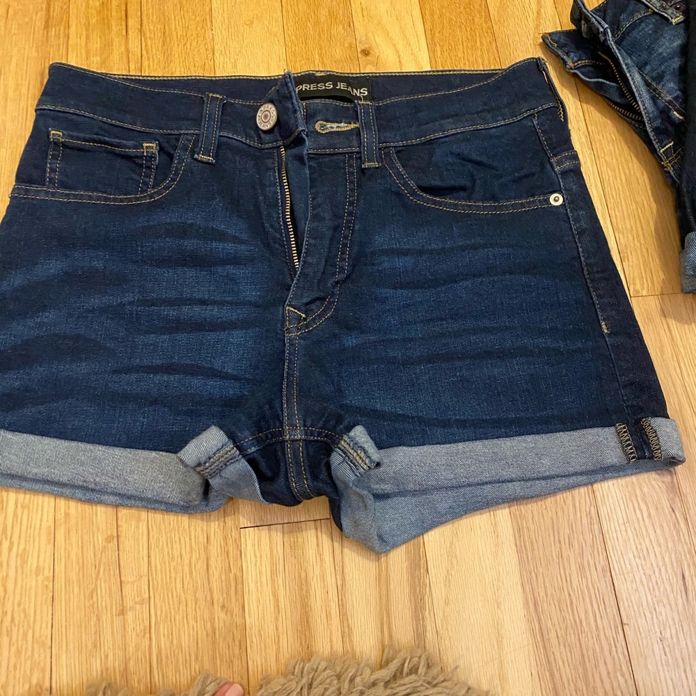 Express jean shorts